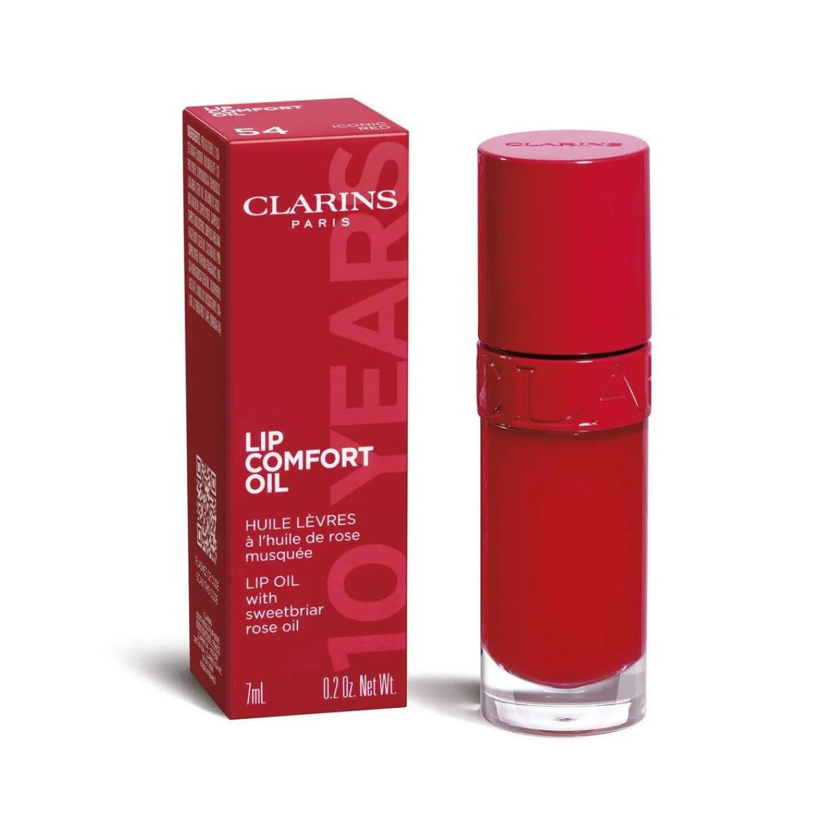 Clarins Lip Comfort Oil – 10th Anniversary Edition (Iconic Red)