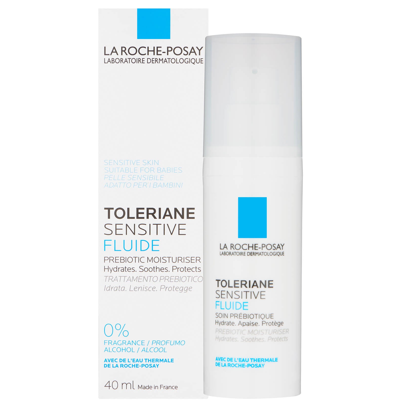 La Roche-Posay Toleriane Sensitive Fluid Moisturiser 40ml
