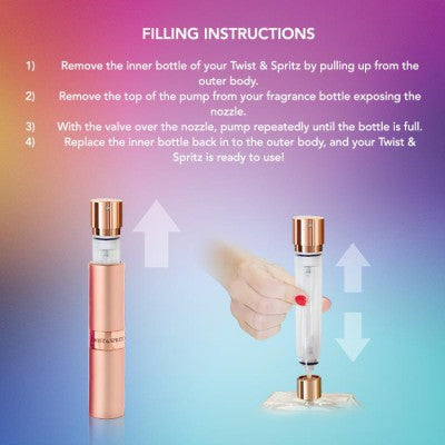 Twist & Spritz Refillable Fragrance Atomiser